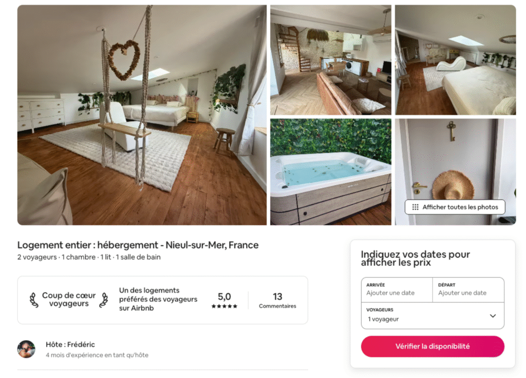 Airbnb - Loveroom la rochelle